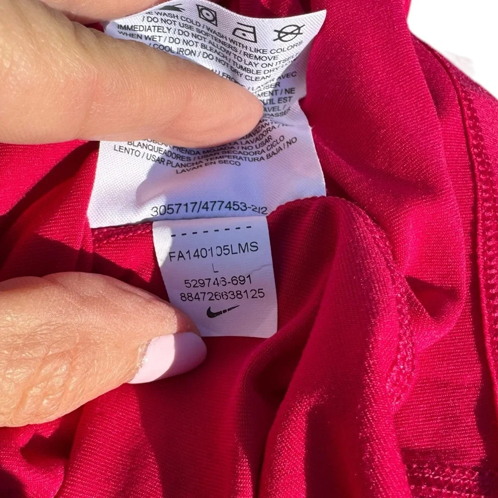 Nike Women’s Tennis US Open Red Racerback Dri-Fit Tank Size Large